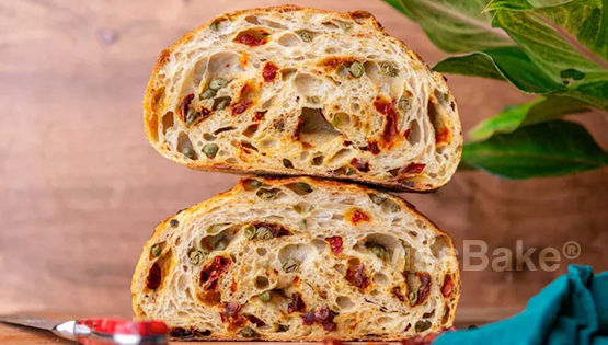 Capers and Sun-Dried Tomato Sourdough Bread Recipe
